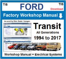 Ford Transit Service Repair Workshop Manual